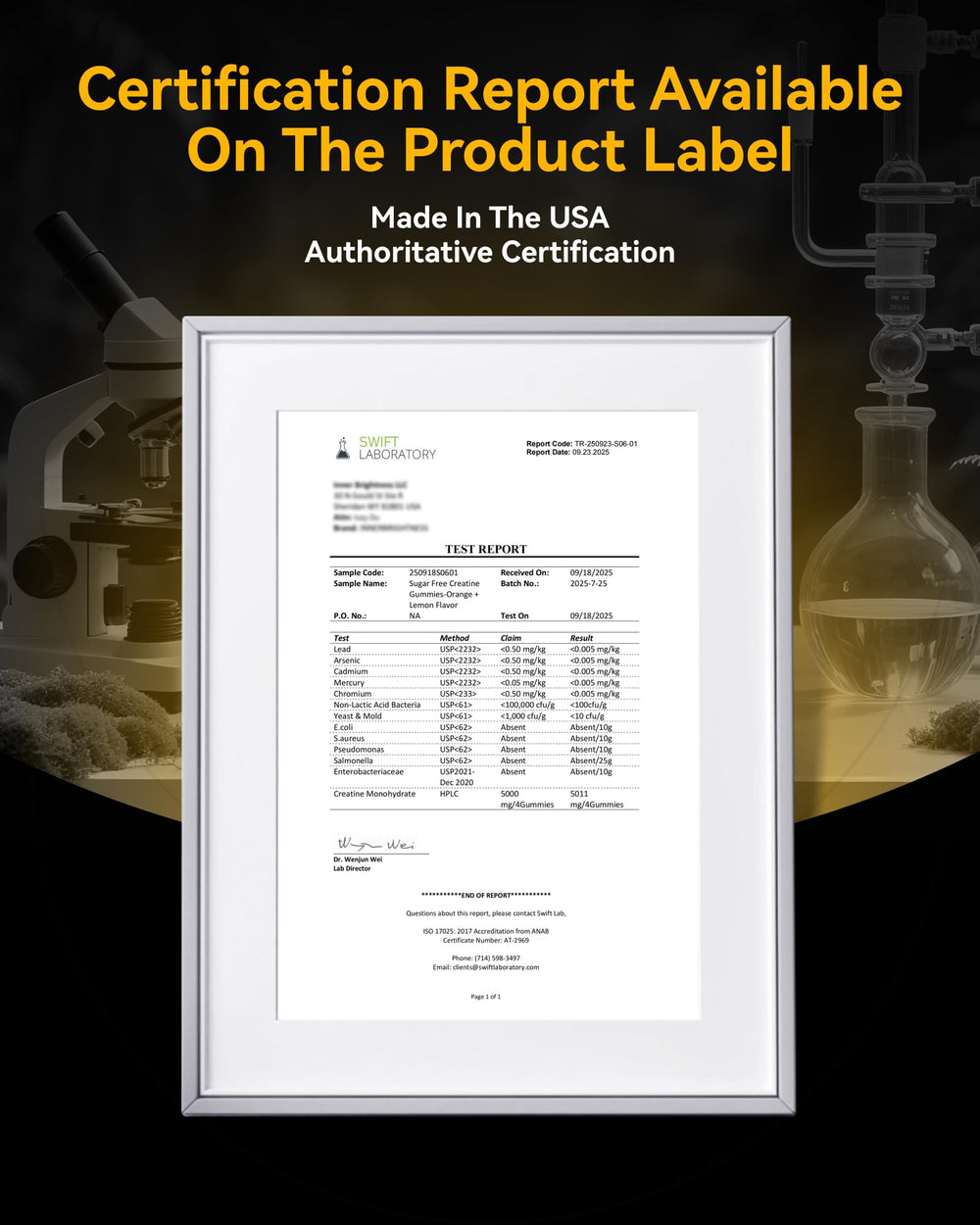 COA verification code image for authenticity