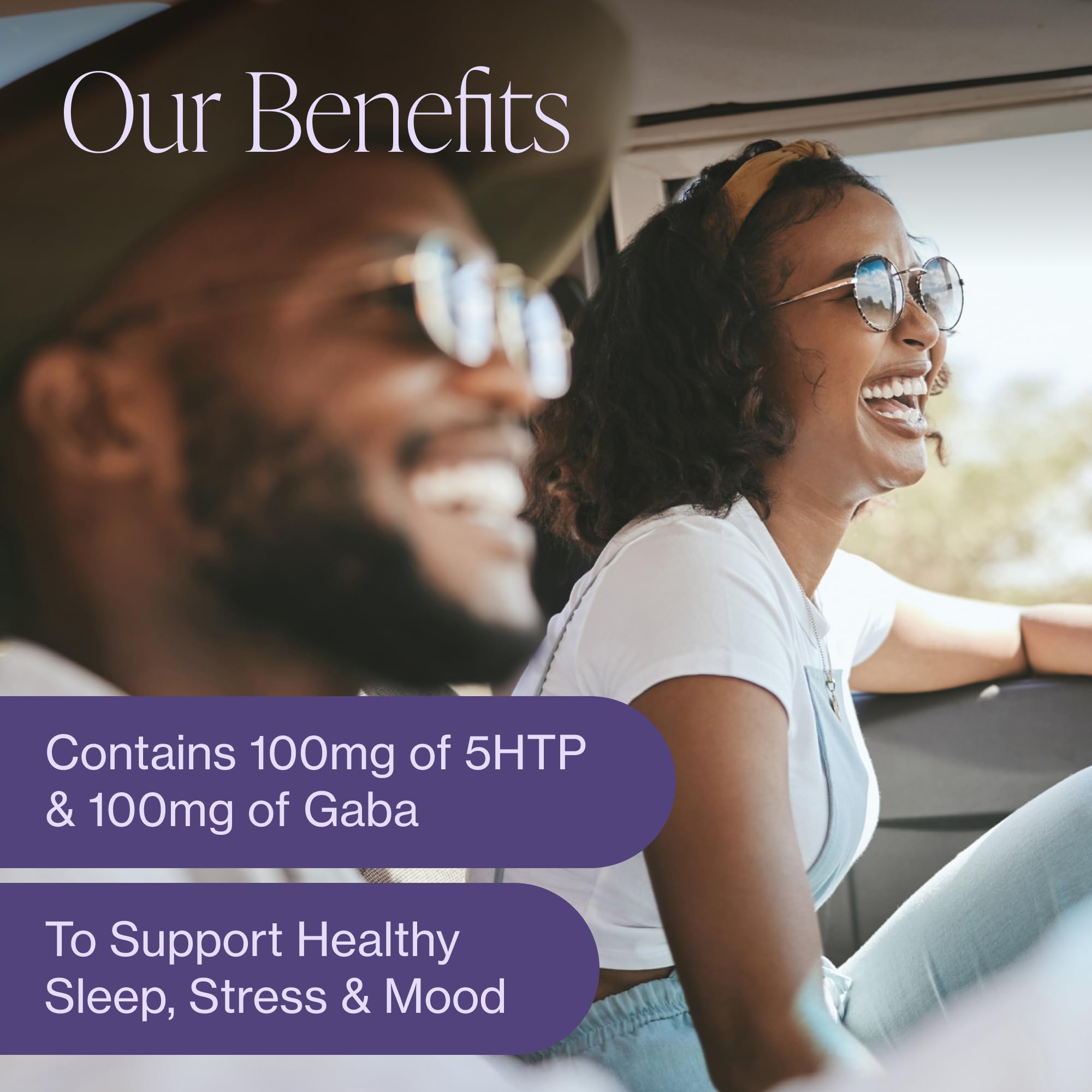 Inner calm relaxation concept with brain-friendly ingredients