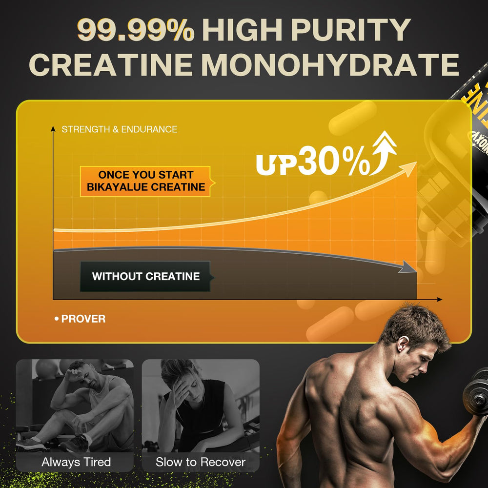 Creatine Monohydrate with hydrolyzed bovine collagen graphic