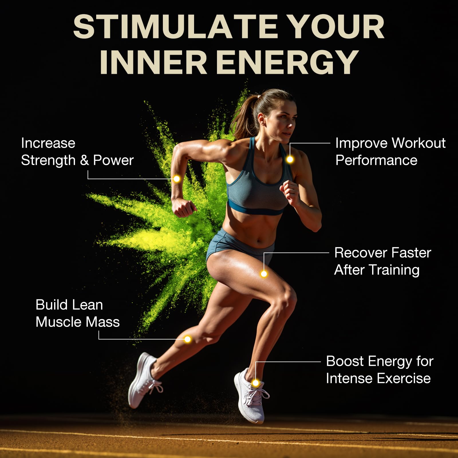 Serving size illustration with four capsules (5000mg)