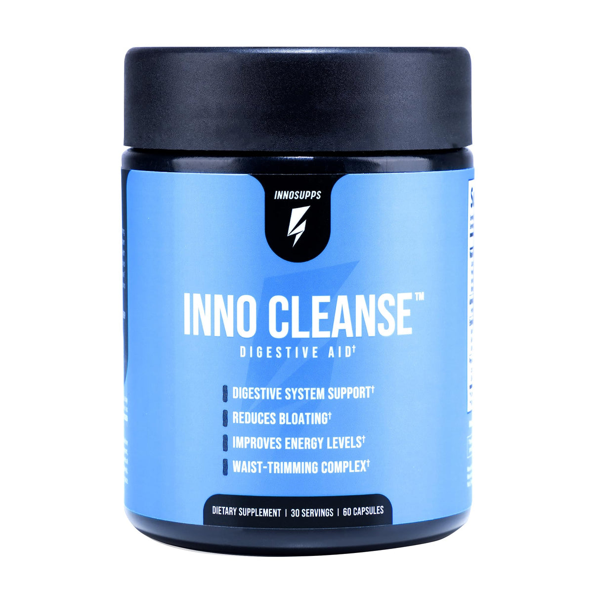 Inno Cleanse bottle and label on white background