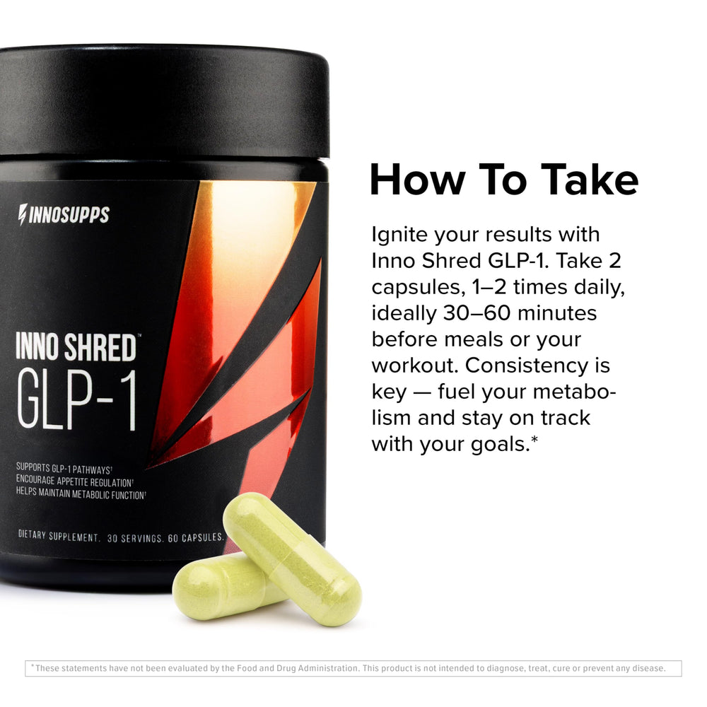 Close-up of Inno Shred GLP-1 bottle cap