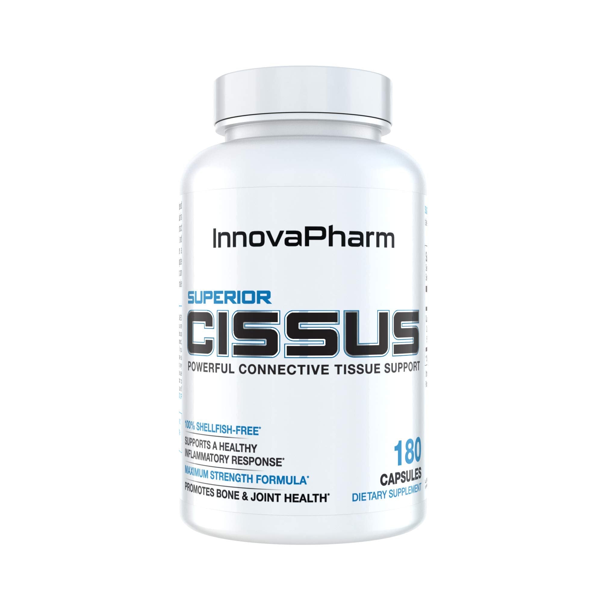 InnovaPharm Superior Cissus QuadraFlex 4800mg bottle with 180 capsules