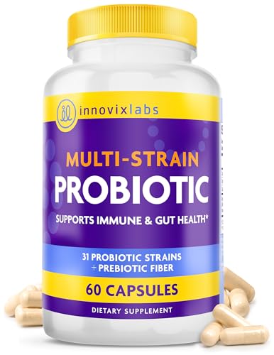 InnovixLabs multi-strain probiotics bottle front view