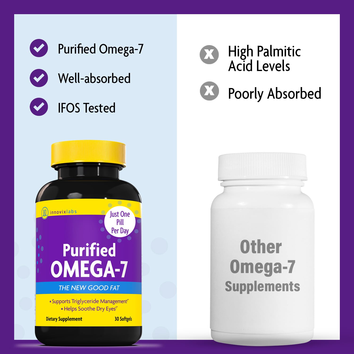 7-step purification process of Omega-7 capsules