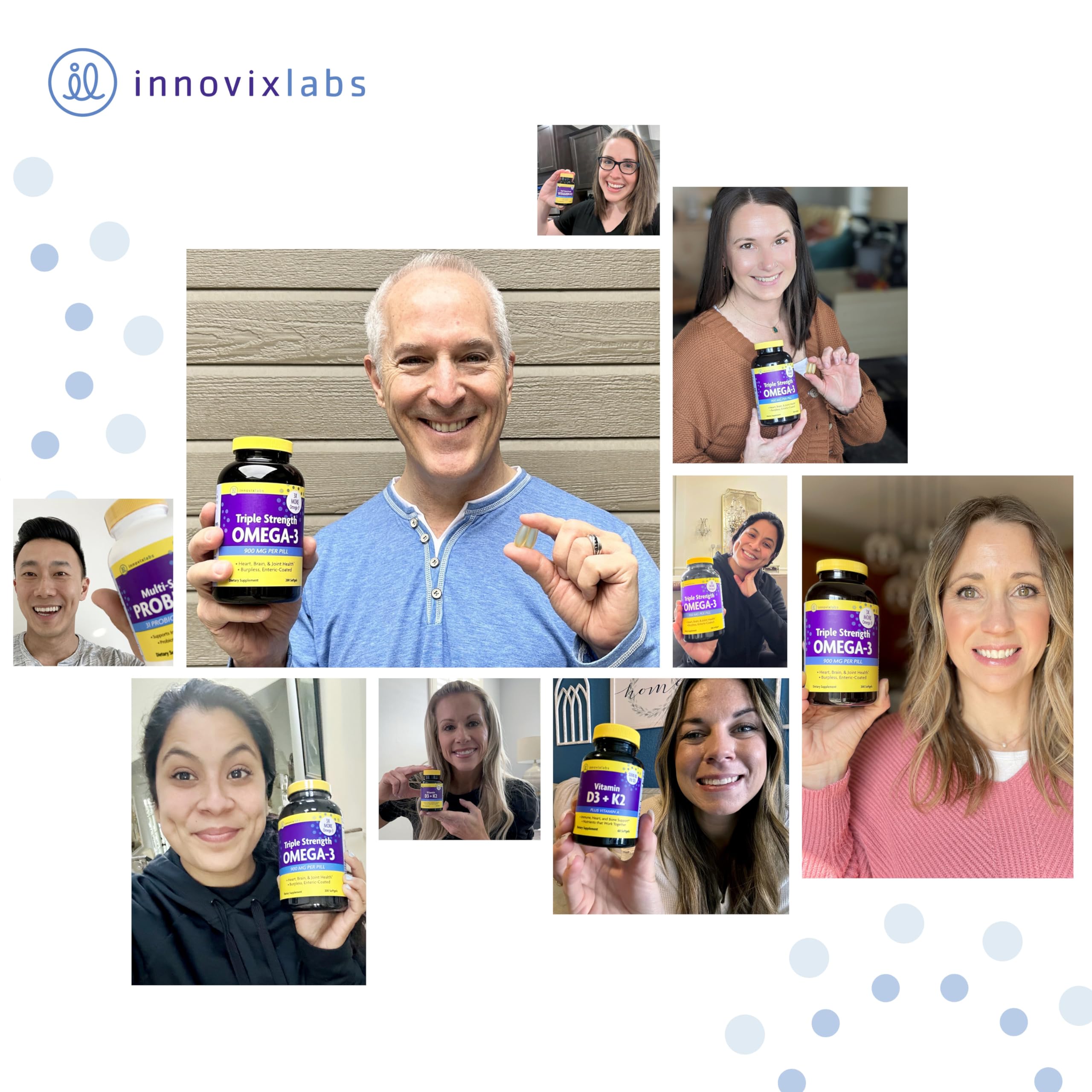 Sustainably sourced wild-caught cold-water omega-3 fish oil imagery