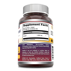 Close-up of Inositol 1000mg tablet demonstrating serving size