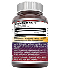 Inositol 1000mg tablets - Non-GMO, gluten-free, third-party tested