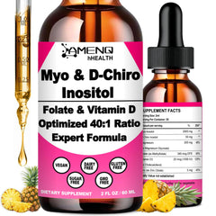 Myo-Inositol & D-Chiro-Inositol supplement bottle label