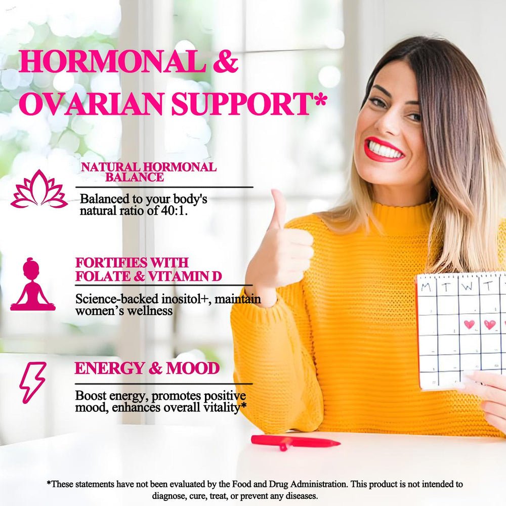 Concept image showing mood, energy, and hormonal balance benefits