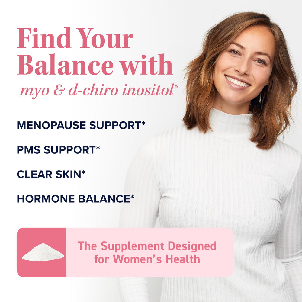 Measuring scoop with Myo-Inositol & D-Chiro Inositol powder