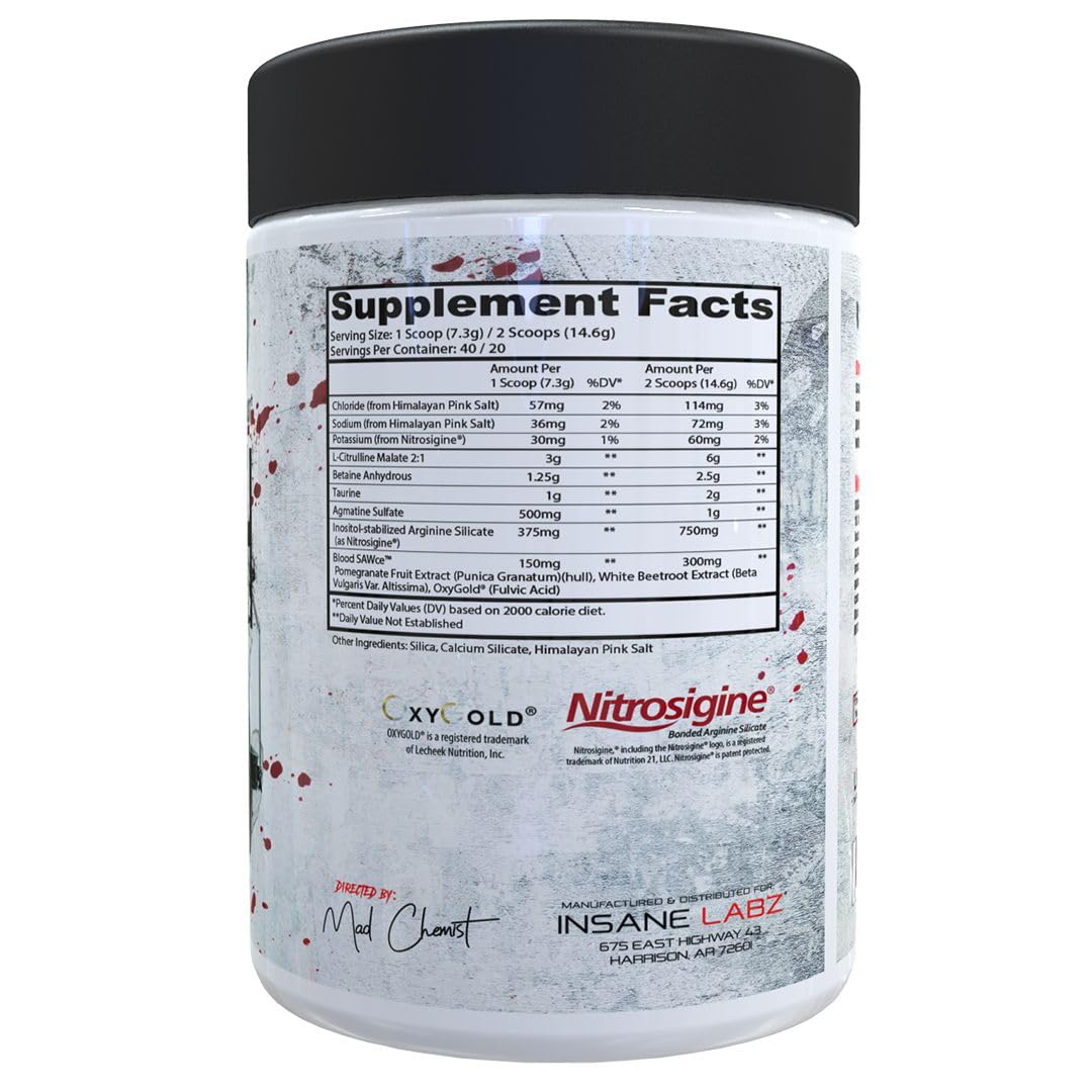 Close-up view of the Bloodbath bottle label