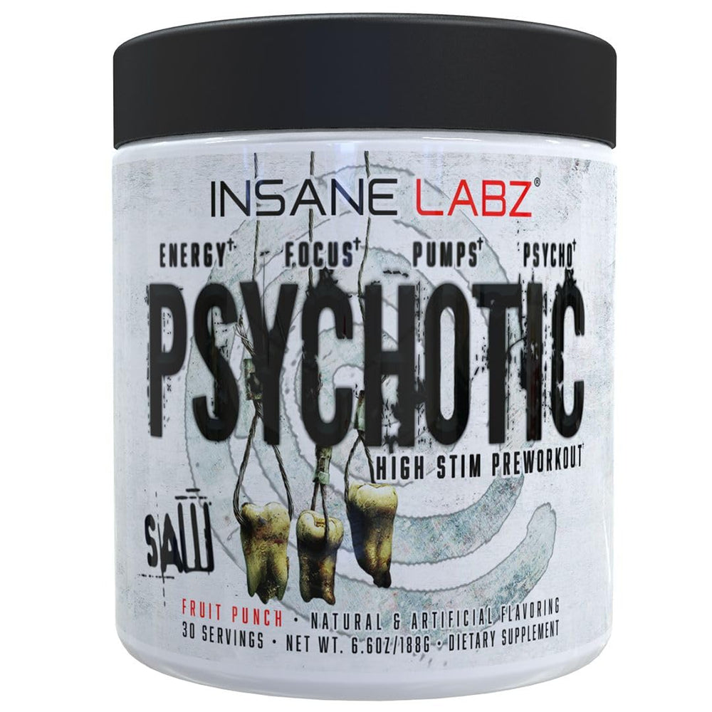 Insane Labz Bloodbath cans on shelf showing pump-focused formula and fruit-punch flavor