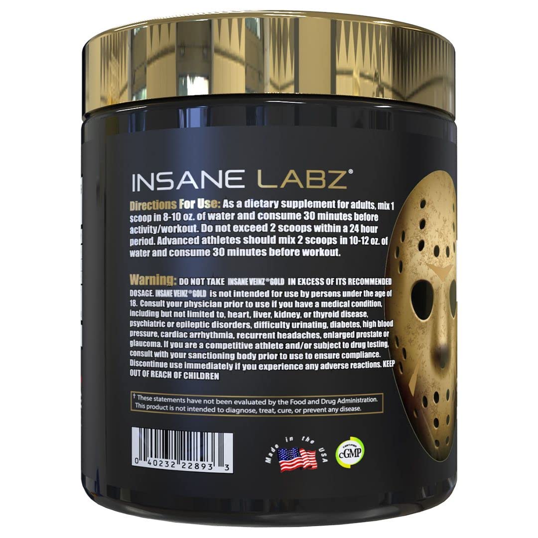 Insane Labz Fruit Punch flavor tub for on-the-go pre-workout ritual.
