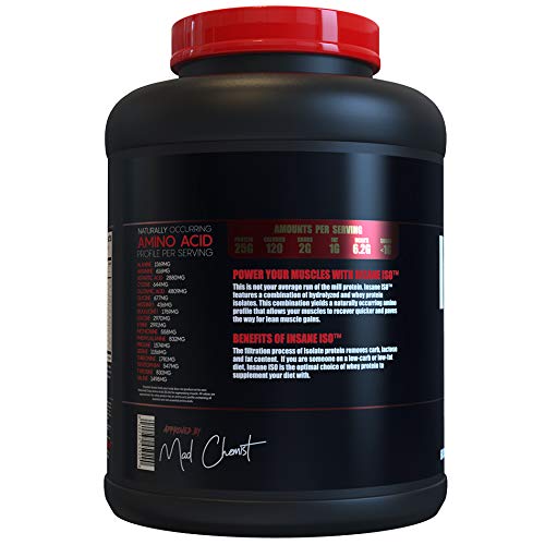 Insane Labz Insane ISO whey chocolate scoop for macro-friendly fueling