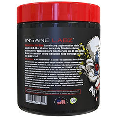 Insane Labz Insane Veinz fruit punch bottle supports nitric-oxide pumps.