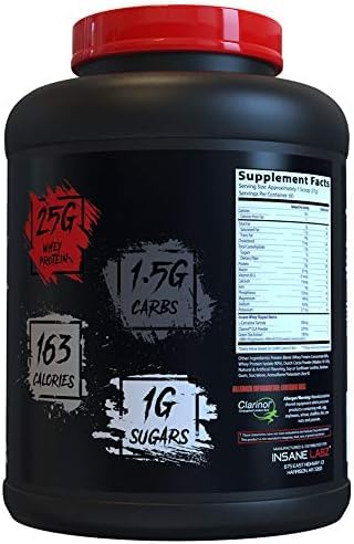 Insane Labz Insane Whey RIPPED shake being mixed, supports lean muscle and recovery.