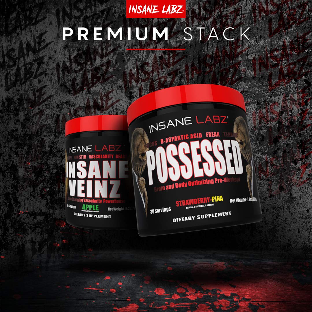 Insane Labz Possessed closed-tub-front presents convenient gym-ready packaging.