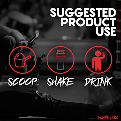 Insane Labz Psychotic Test mixed with water reveals lemon-lime flavor and smooth texture for sipping