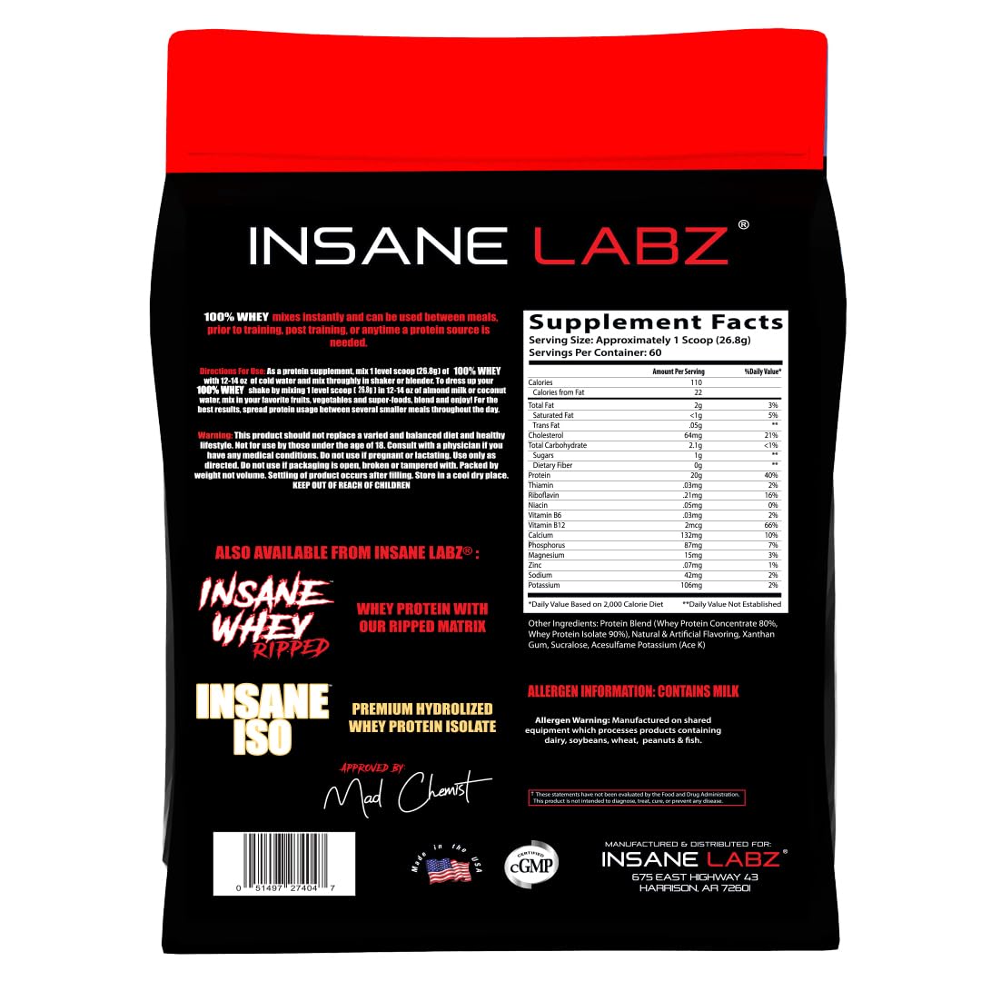 Insane Labz Whey Vanilla shaker ready for a smooth post-workout shake.