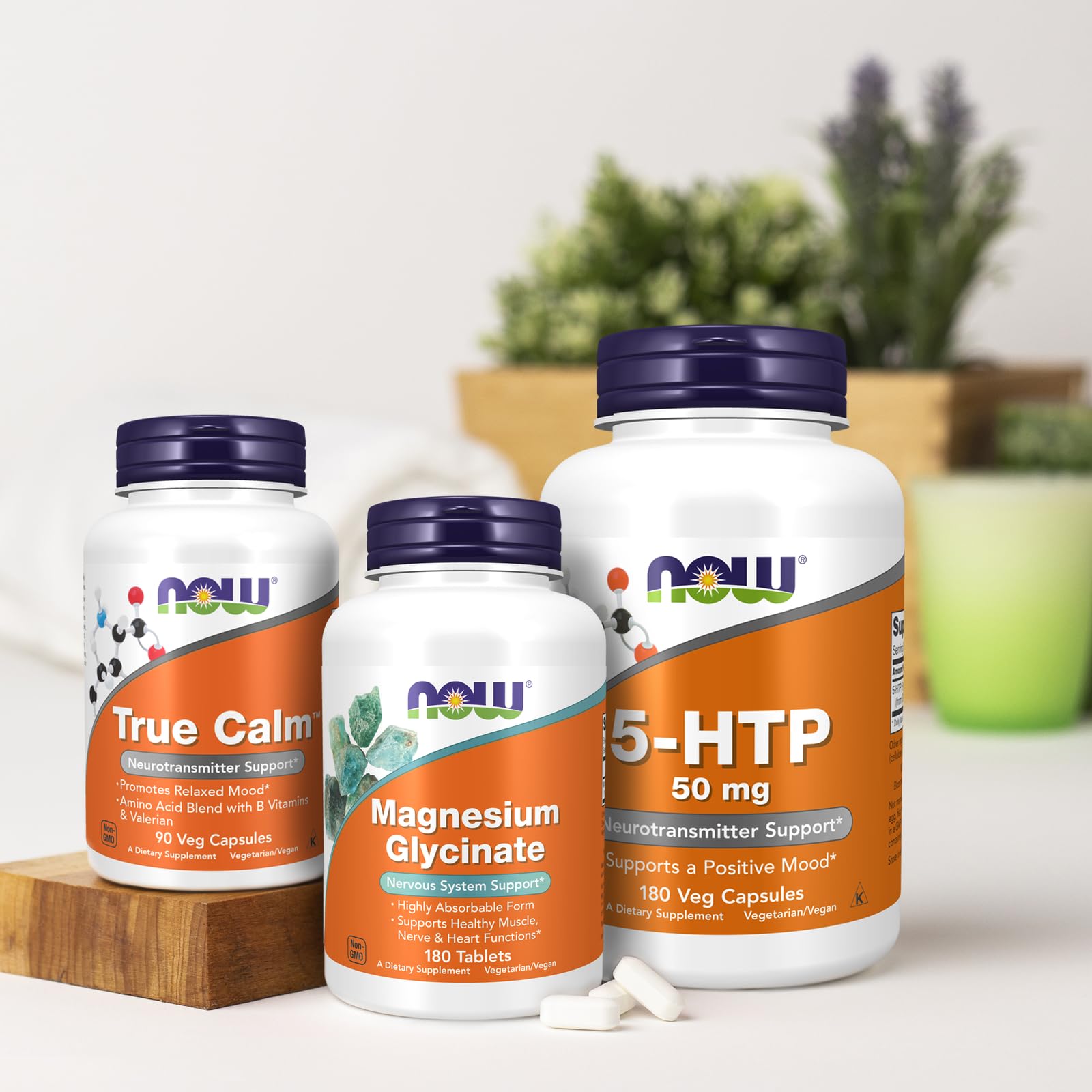 Inside look at NOW Foods 5-HTP capsules