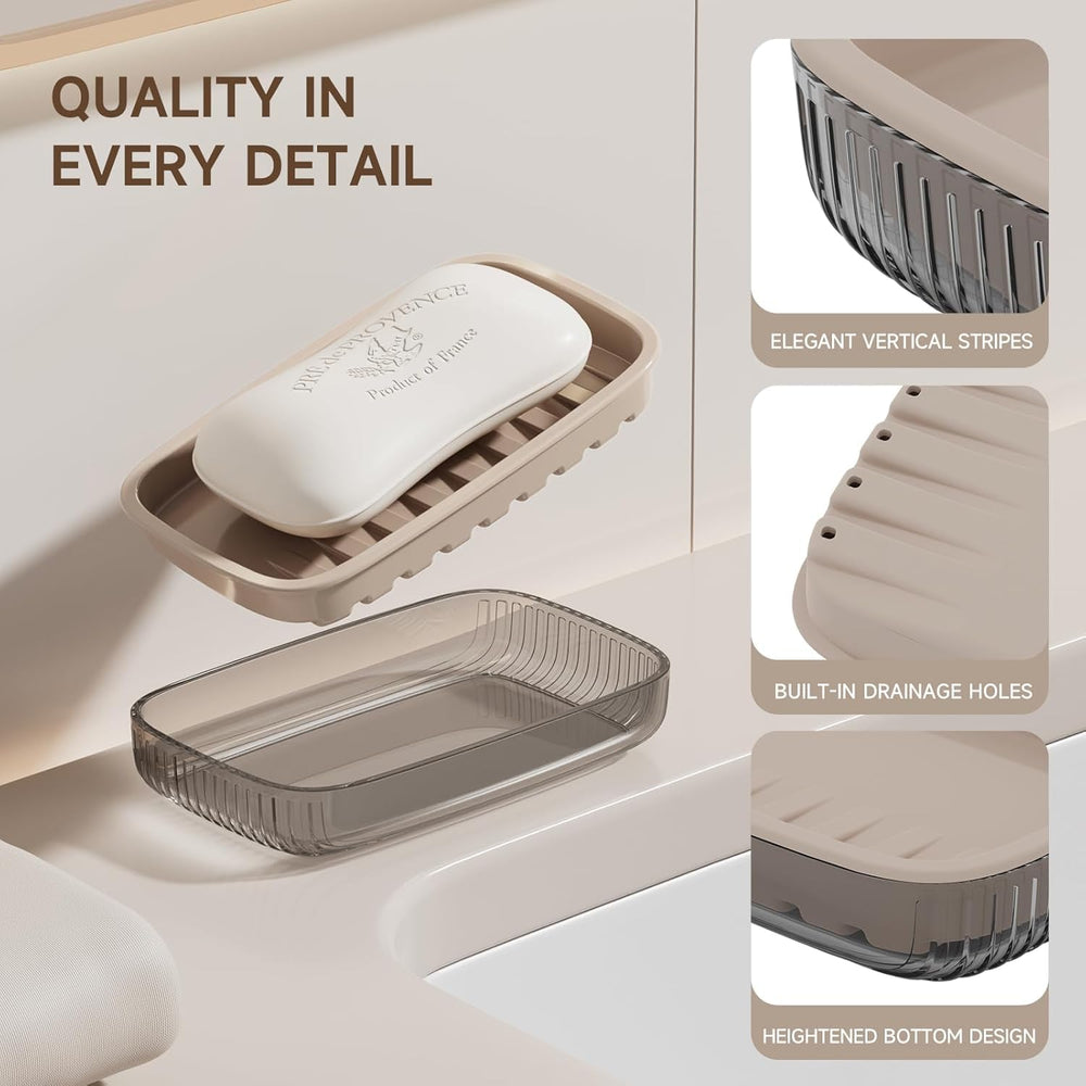 Inside view of toothbrush travel case showing compartments