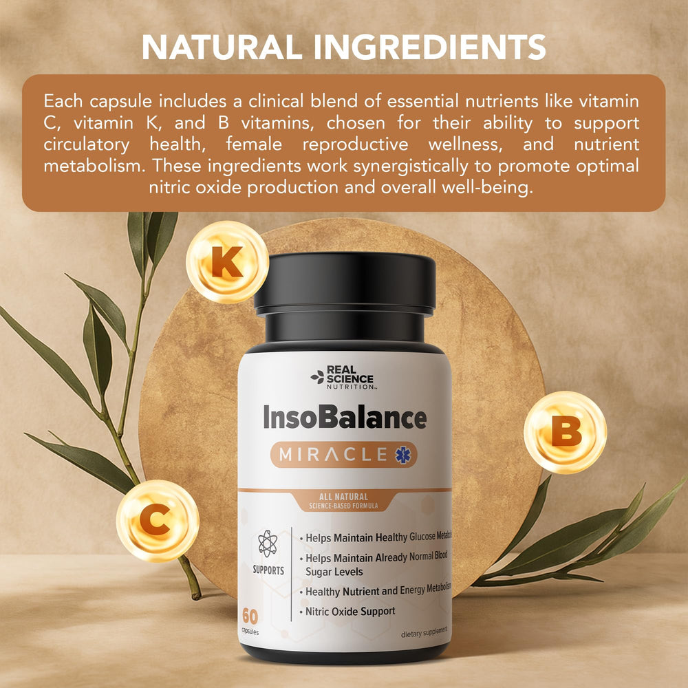 Concept of metabolic support and energy with InsoBalance