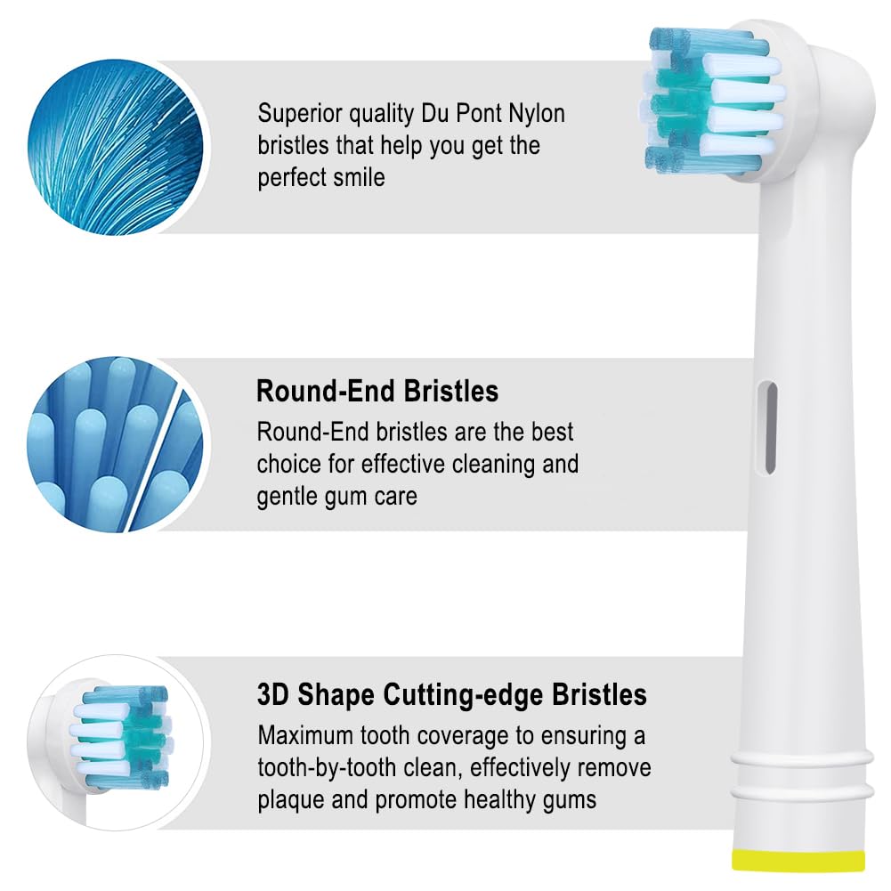 Illustration of easy snap-on installation for replacement head
