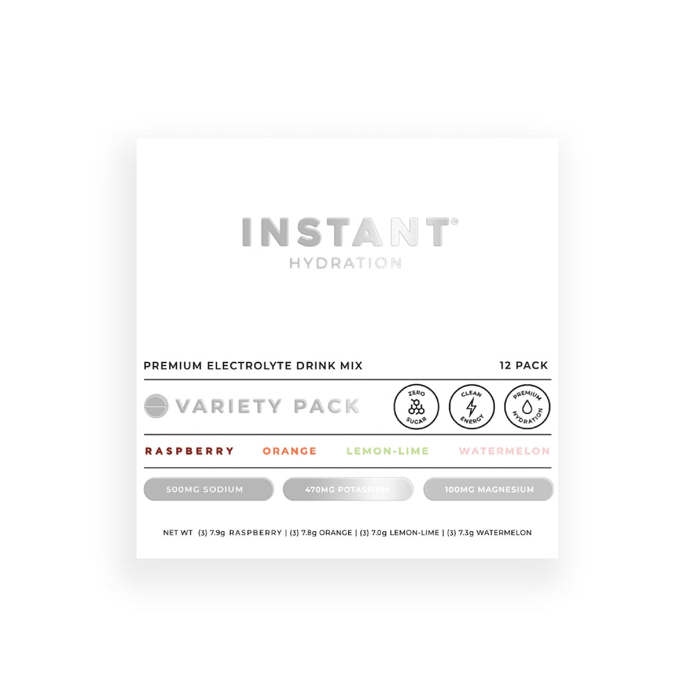 Watermelon flavor electrolyte powder packet from Instant Hydration Variety Pack