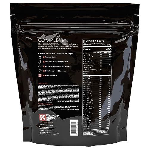 Vanilla meal replacement shake poured into glass