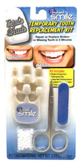 Instant Smile Triple Shade Temporary Tooth Kit showing 9 molded teeth in three shade options