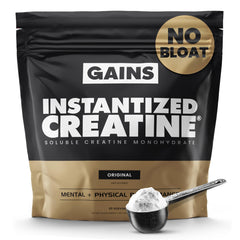 Gains in Bulk Instantized Creatine Monohydrate bottle
