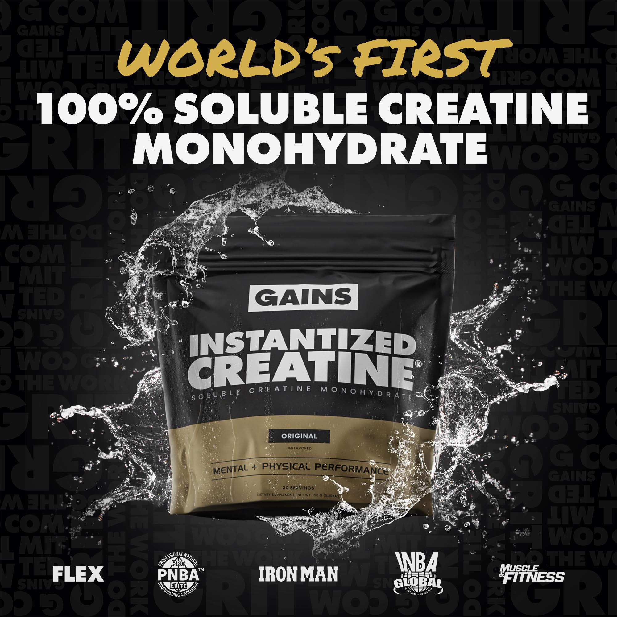 Pre-measured serving scoop with instantized creatine monohydrate powder