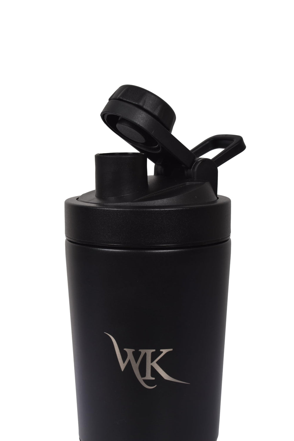 Insulated Protein Shaker Bottle silent mixer grate for lump-free shakes during workouts.