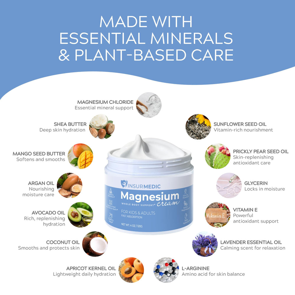 Applying magnesium cream to legs for muscle comfort