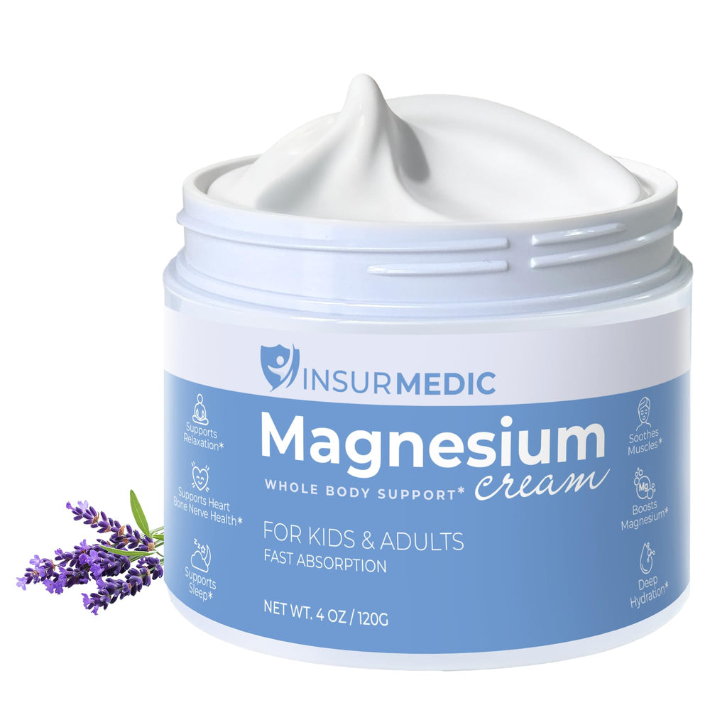 Front label of InsurMedic Magnesium Cream for Neuropathy