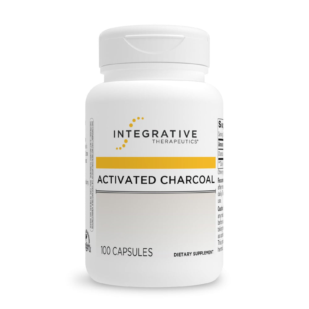 Integrative Therapeutics Activated Charcoal bottle – 100 capsules