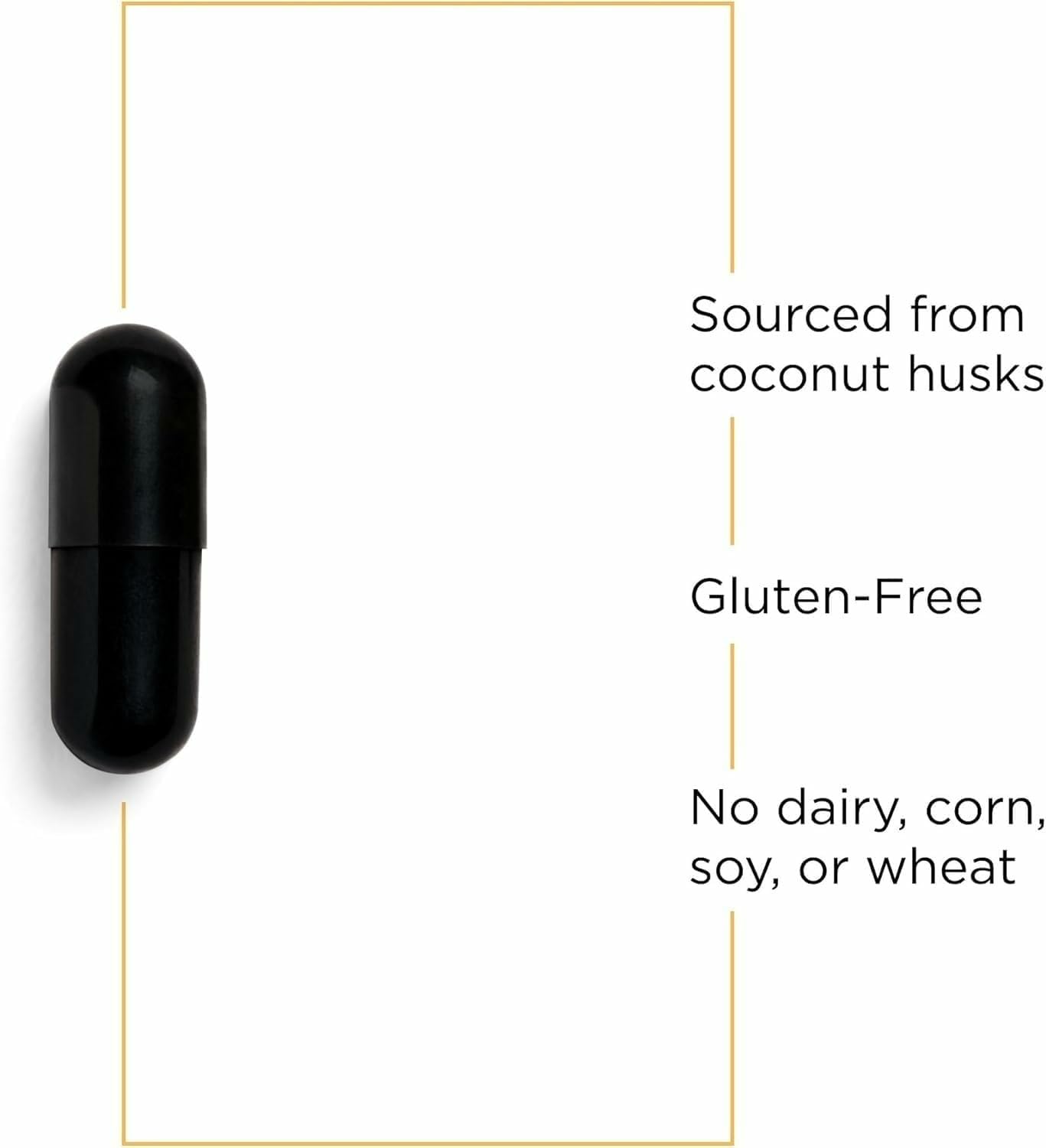 Coconut husk-derived Activated Charcoal ingredients