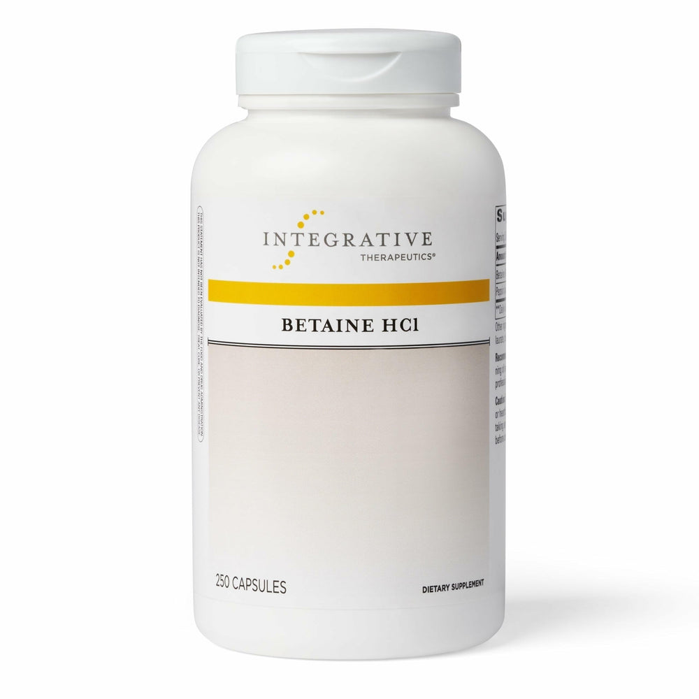 Integrative Therapeutics Betaine HCl bottle with packaging