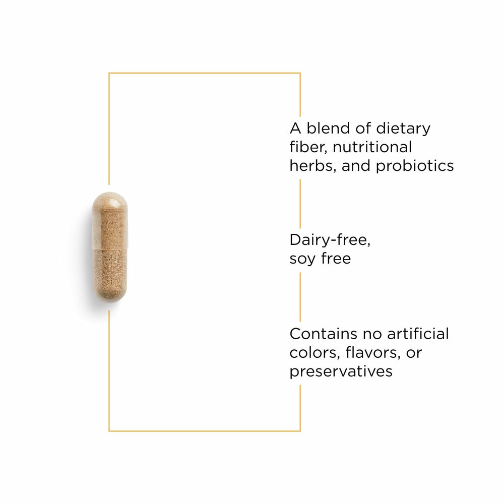 Integrative Therapeutics Blue Heron label closeup emphasizes no artificial colors or preservatives