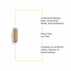 Integrative Therapeutics Blue Heron label closeup emphasizes no artificial colors or preservatives