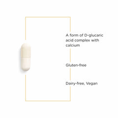 Calcium D-Glucarate capsules in bottle