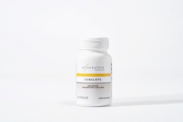 Curalieve 60 capsules bottle front view