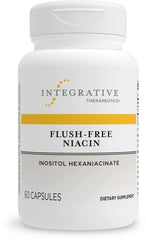 Front view of Integrative Therapeutics Flush-Free Niacin bottle