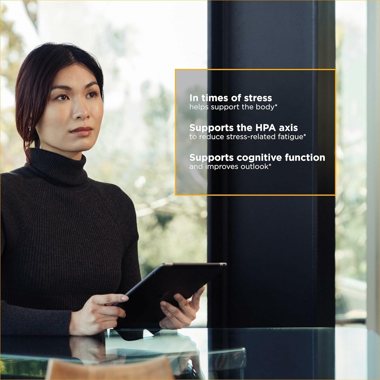 Quality promise and transparent sourcing concept