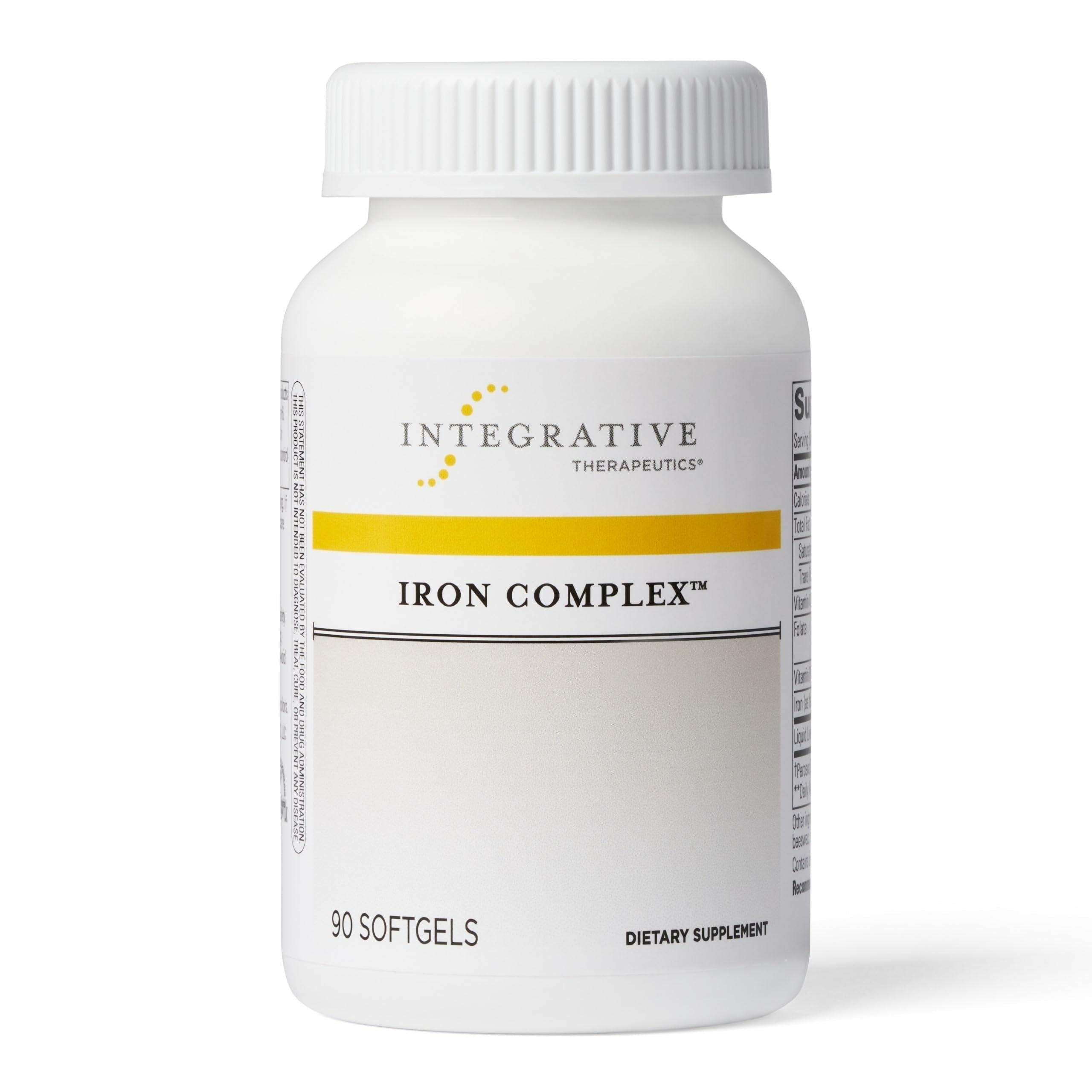 Integrative Therapeutics Iron Complex bottle with 90 softgels