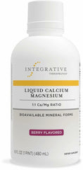 Integrative Therapeutics Liquid Calcium Magnesium Berry bottle, 16 oz