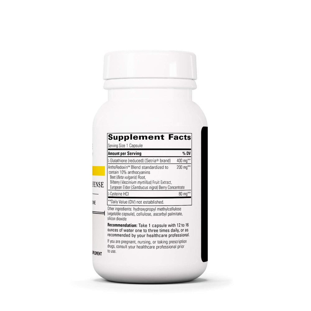 Glutathione Cell Defense ingredients illustration