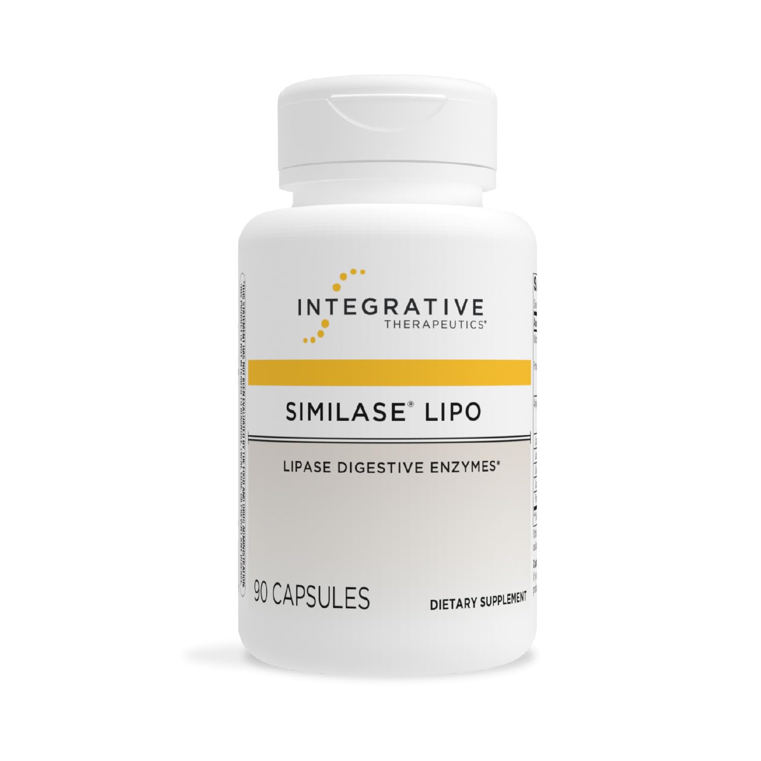 Integrative Therapeutics Similase Lipo bottle—daily fat digestion support.