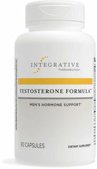 Integrative Therapeutics Testosterone Formula bottle front with vegetarian capsules for men's health support.